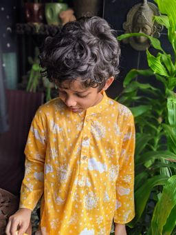 Tura Turi - Nayantara Yellow Kurta and Pyjama (Set of 2)