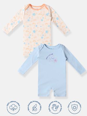 Nautinati Boys' Pack of 2 Cotton Lion Printed T-shirts