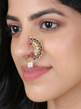 24 carat gold nose ring best sale