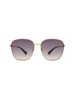 Opium Eyewear - Women Purple Lens & Gold Round Sunglass With Uv Protected Lens (59)