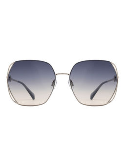 Opium Eyewear - Women Blue Lens & Silver Butterfly Sunglass With Uv Protected Lens (61)