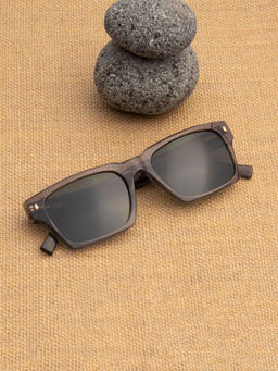 TED SMITH - Unisex Green Premium Italian Acetate Sunglasses With Polarized Lenses