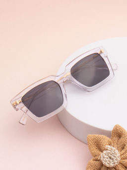 TED SMITH - Unisex Black Premium Italian Acetate Sunglasses With Polarized Lenses