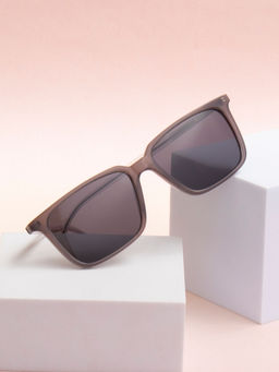 TED SMITH - Unisex Black Premium Italian Acetate Sunglasses With Polarized Lenses