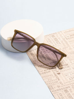 TED SMITH - Unisex Grey Graded Premium Italian Acetate Sunglasses With Polarized Lenses