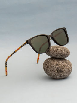 TED SMITH - Unisex Green Premium Italian Acetate Sunglasses With Polarized Lenses