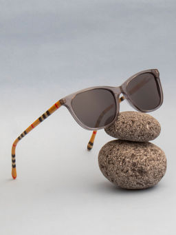 TED SMITH - Women Black Premium Italian Acetate Sunglasses With Polarized Lenses