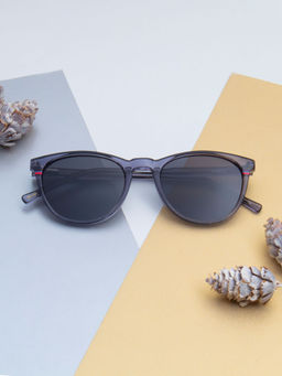 TED SMITH - Unisex Black Premium Italian Acetate Sunglasses With Polarized Lenses