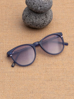 TED SMITH - Unisex Grey Graded Premium Italian Acetate Sunglasses With Polarized Lenses