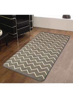 Saral Home - Cotton Jacquard Kitchen-Bedside Runner-Grey-70X130 Cm