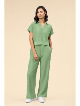 NeceSera - Eucalyptus Reverse Terry Travel Co-Ord Set
