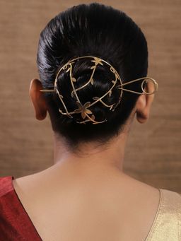 Viana Jewels - Accessory Flower Cage Hair Bun