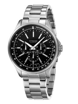 Strand by Obaku - Irving Black Dial Multifunction Watch For Men (S708GMCBSC)