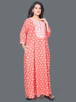 SANAA - Women Pink Floral Nighty