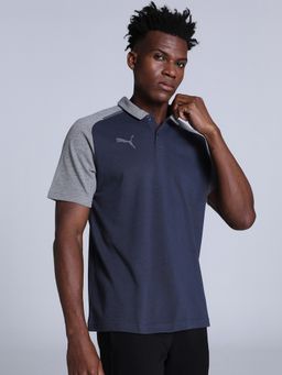 Puma - Teamcup Casuals Mens Blue T-shirt