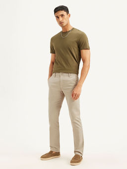 Levi's - Beige Solid Slim Fit Trouser