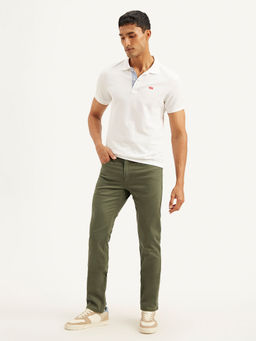 Levi's - Olive Solid Slim Fit Jeans