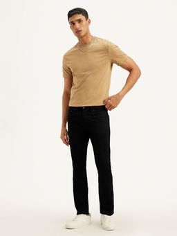 Levi's - Black Solid Slim Fit Jeans