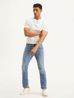 Levi's - Blue Solid Slim Fit Jeans