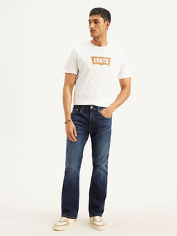 Levi's - Navy Blue Solid Slim Fit Jeans