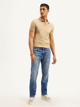 Levi's - Blue Solid Regular Fit Jeans