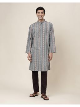 Fabindia - Teal Cotton Long Kurta