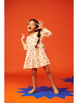 Somersault - Beige Mithai Wrap Dress