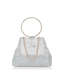 Lavie - Alya Structured Potli (Silver) (L)
