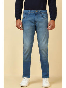 Allen Solly - Men's Blue Mid Wash Jeans