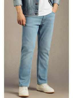 Louis Philippe - Men's Blue Light Slim Fit Jeans