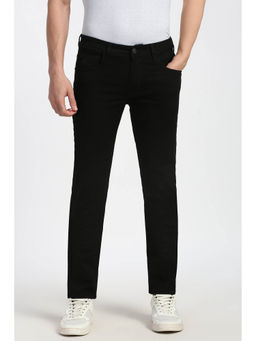 Peter England - Men's Black Dark Wash Jeans