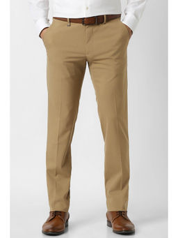Van Heusen - Khaki Solid Trousers