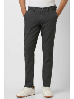 Van Heusen - Men's Grey Dark Wash Trousers
