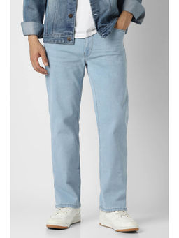 Van Heusen - Men's Light Blue Light Wash Jeans