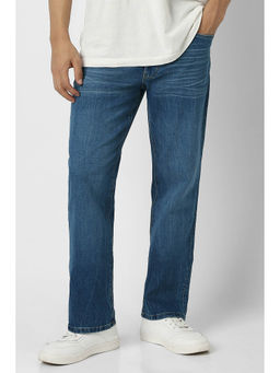 Van Heusen - Men's Blue Mid Wash Jeans