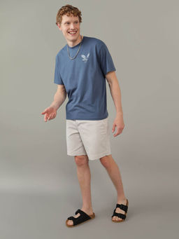 American Eagle - Men's Haze Beige Flex 9 Lived-In Shorts