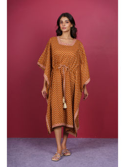NAVYAS FASHION - Yellow Kaftan Dress