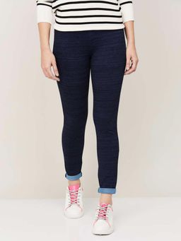 Xpose - Women Blue Washed Slim-Fit Jeggings