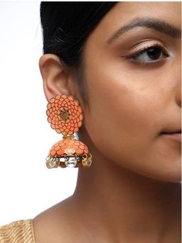 Ruby Raang Studio - Ruby Raang Hand Painted Jhumki
