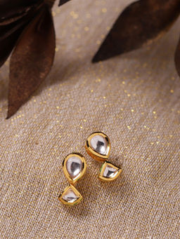 Ruby Raang Studio - Kundan Studs Earrings