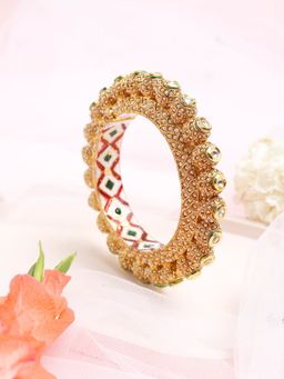 Ruby Raang Studio - Golden Pearl Bangle
