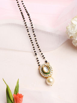 Ruby Raang Studio - Ruby Raang Womens Kundan Mangalsutra