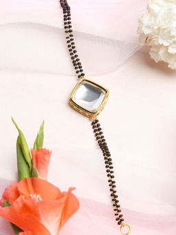 Ruby Raang Studio - Ruby Raang Kundan Bracelet Mangalsutra