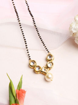 Ruby Raang Studio - Ruby Raang Womens Kundan Mangalsutra