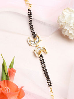 Ruby Raang Studio - Ruby Raang Kundan Bracelet Mangalsutra