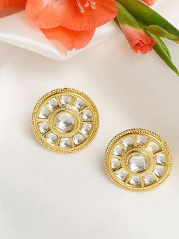Ruby Raang Studio - Kundan Studs Earrings