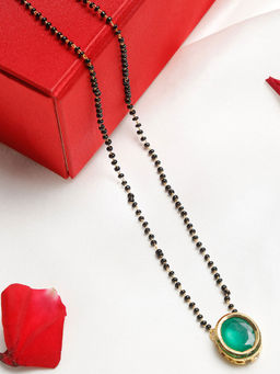 Ruby Raang Studio - Ruby Raang Womens Kundan Mangalsutra