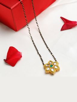 Ruby Raang Studio - Ruby Raang Womens Kundan Mangalsutra