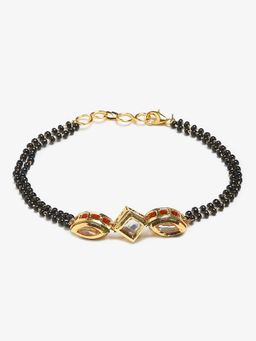 Ruby Raang Studio - Ruby Raang Kundan Bracelet Mangalsutra