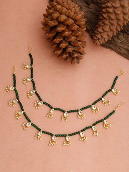 Ruby Raang Studio - Green Anklets